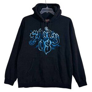 Vintage Y2K Eminem Shady Limited Shady 08 Black Hoodie Sweatshirt Long Sleeve L